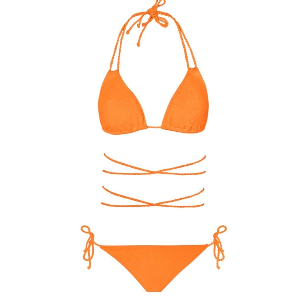 Natayakim orange bikini base set‎ M